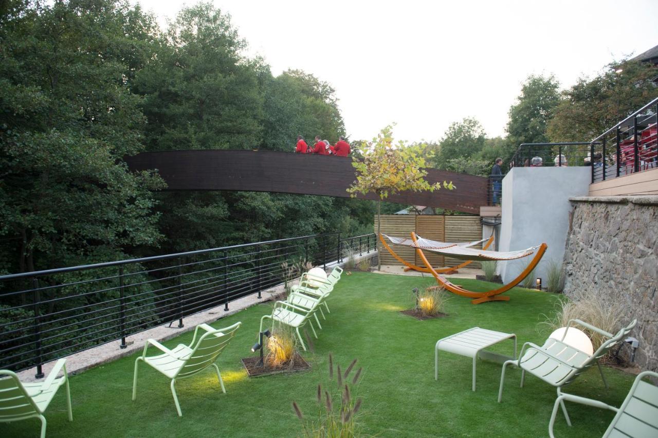 Hotel Val De Poix- Logis Hotel Restaurant Saint-Hubert Exterior foto